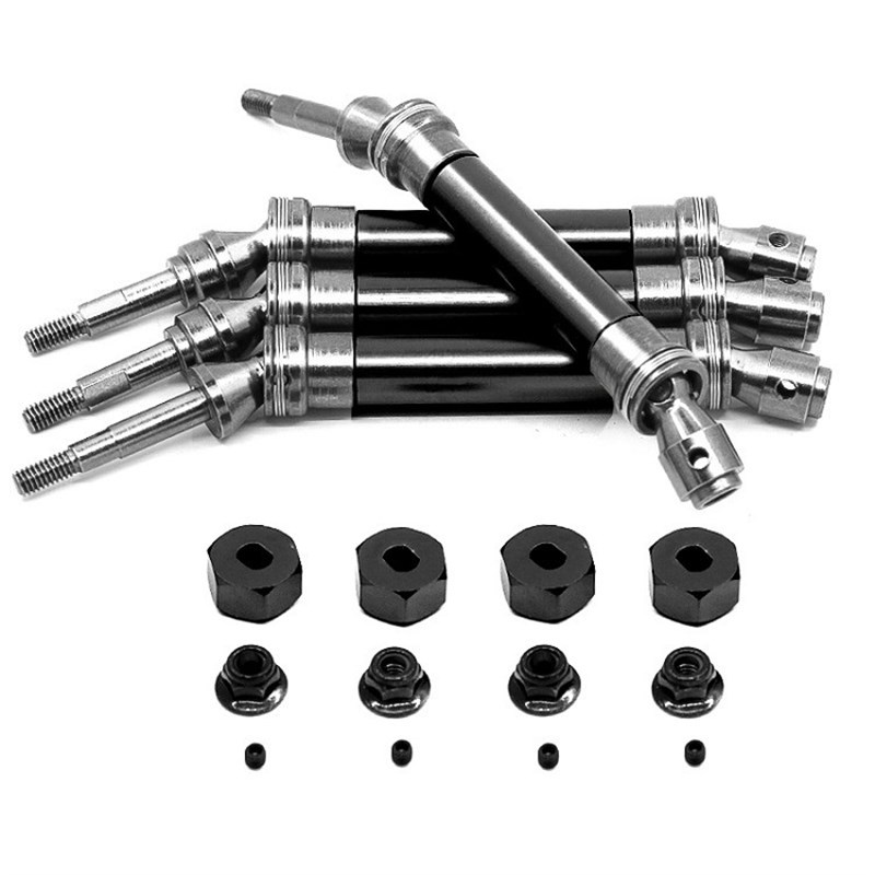 TRAXXAS SLASH 4X4死老鼠 铝合金+钢 前/后CVD传动轴 带结合器