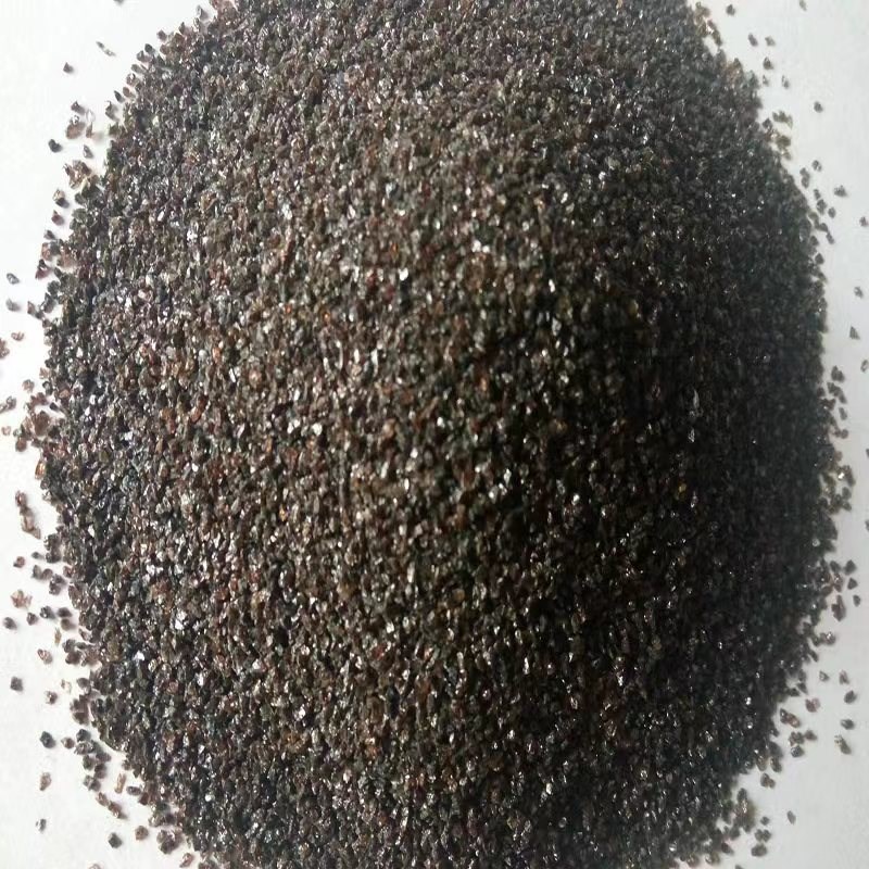棕刚玉喷砂磨料 金刚砂喷砂机砂料无尘砂打磨抛光棕刚玉磨料