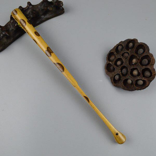 文玩宣纸折扇九寸天然斑竹梅鹿扇骨工艺扇子空白扇面花纹漂亮