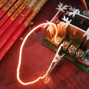 手动制作发热丝 加温 加热 电池接线点火 电阻发热丝线