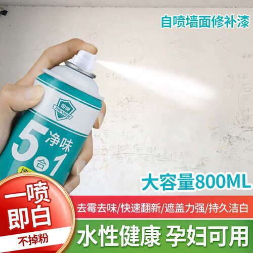 【下单立减50】墙面喷漆墙面修复水性漆涂鸦污渍翻新胶修补墙_wf