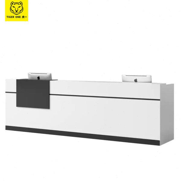 时尚大气公家具公司前台桌子接待台收银台柜台迎宾台咨询台