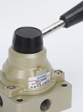 气缸HV-02开关阀手动阀200B气动手转阀200D气阀04控制阀03换向阀
