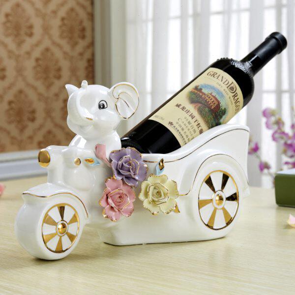 创意红酒架摆件现代简约家居客厅酒柜新房乔迁装饰葡萄酒餐厅摆设