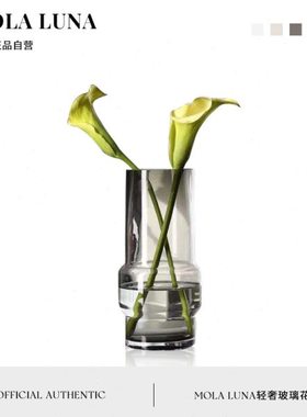 MOLA.Soviet.玻璃花瓶透明现代简约客厅装饰品北欧餐桌摆件丨苏萨