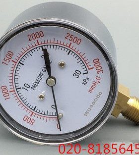 膜盒压力表YE-60 30KPa 3000mmH20 50KPa 5000mmH20螺纹1/4