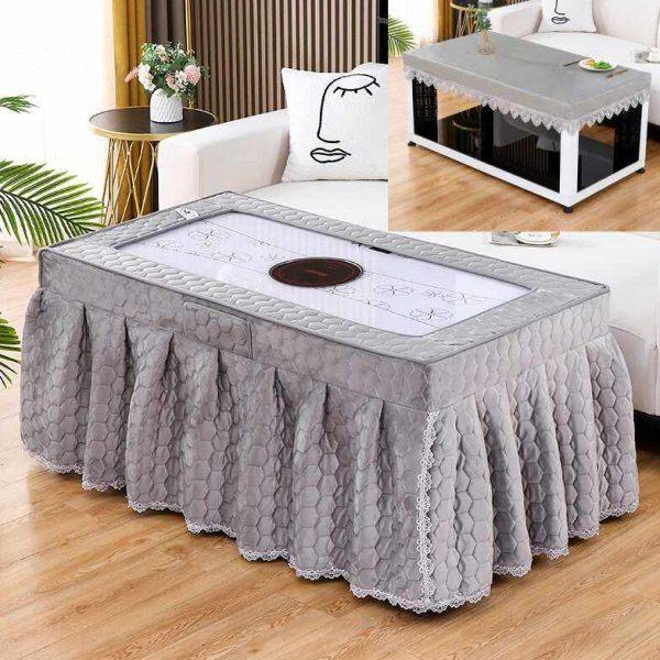 新款加厚烤火桌子罩套长方形加绒取暖器烤火桌罩烤火炉茶几电炉罩,居家布艺,微波炉罩,淘宝优惠券,粉丝福利购,淘宝优惠卷