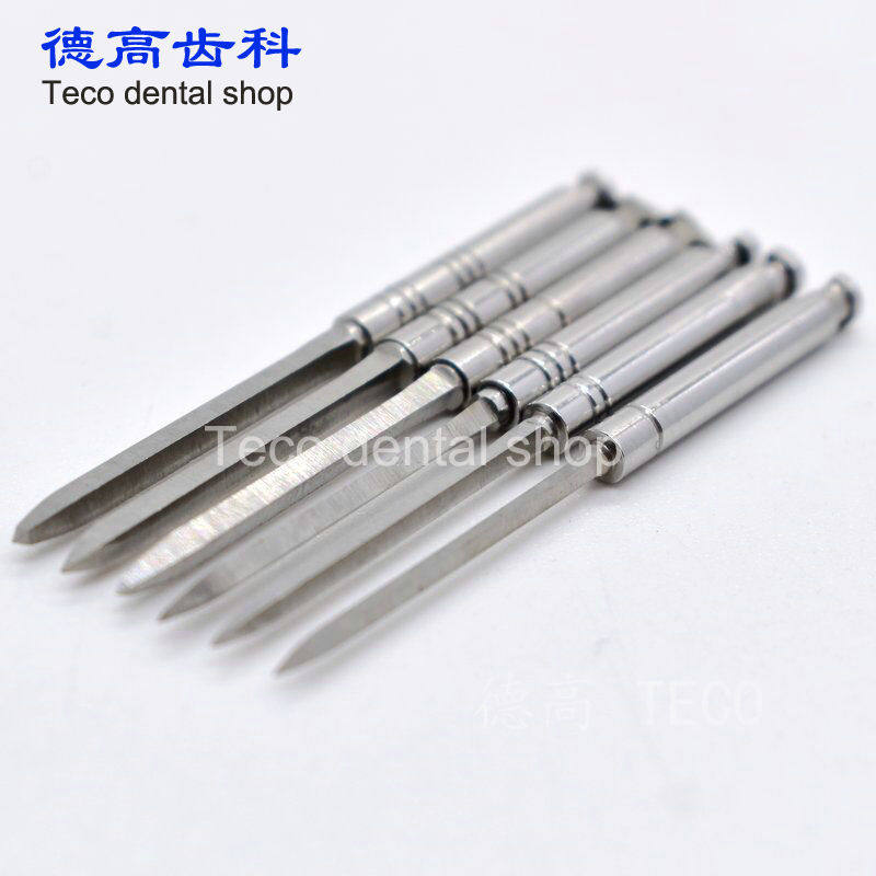 包邮牙科口腔工具6支装自攻钉螺纹根管钉根管桩不锈钢专用钻头