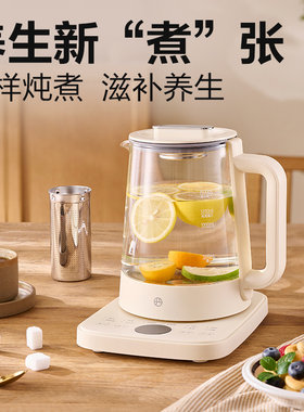 网易严选养生壶办公室小型煮茶壶玻璃煮茶器家用多功能煮烧水壶