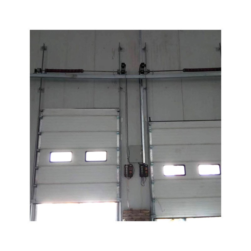 提升门厂家加工定制生产垂直翻板车库卷帘门感应电动钢制卷闸门