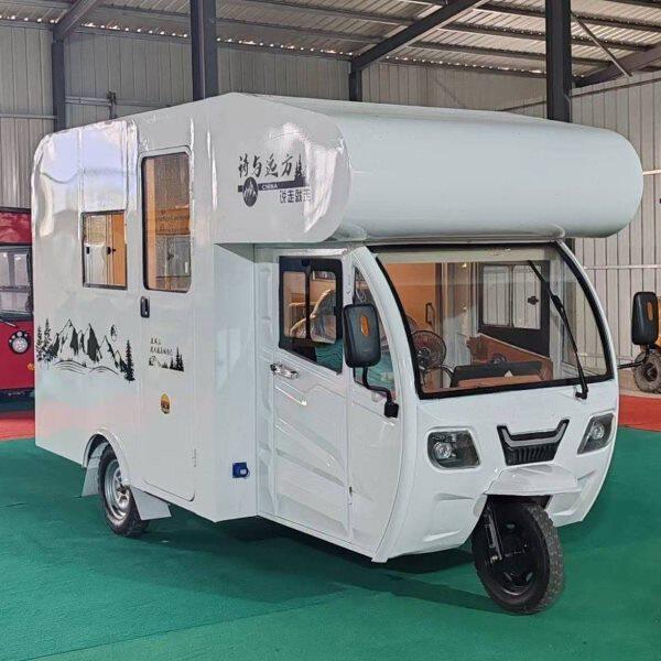 移动摆摊旅行豪华电动三轮房车自驾游小吃多功能