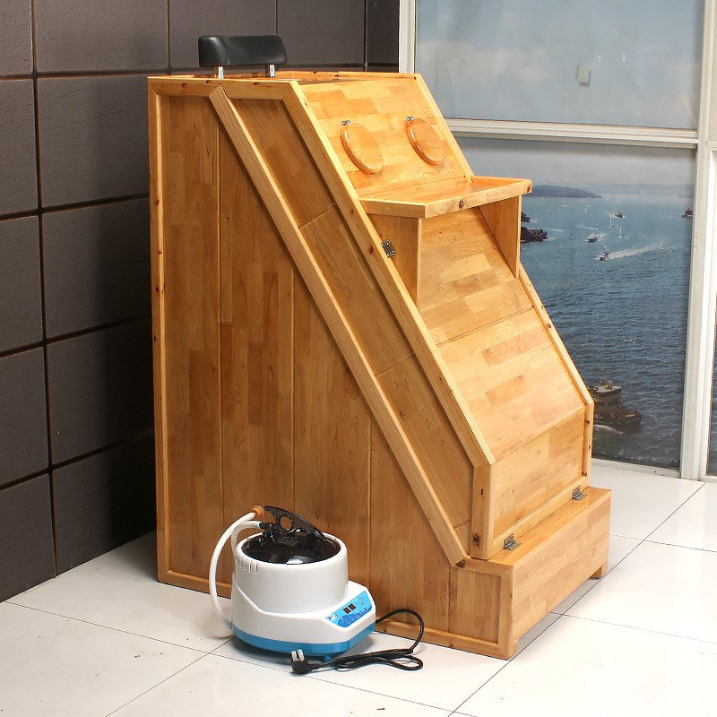 汗蒸房家用单人汗蒸木箱熏蒸排汗排湿全身发汗美容院木质桑拿浴箱