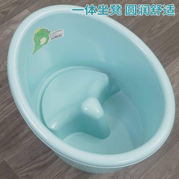 儿童泡澡桶宝宝婴儿游泳桶洗澡沐浴桶小孩子可坐家用加厚大号浴盆