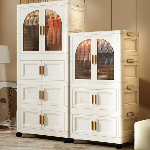 免安装儿童衣柜家用卧室宝宝小衣橱挂衣式婴儿衣物收纳柜储物柜子