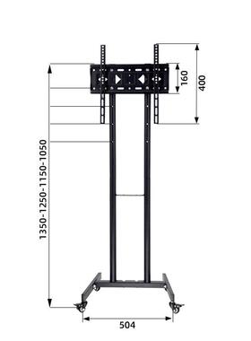Y609S电工厂冲量32-55英寸通落式用移动支架跨境电商地爆品视移动