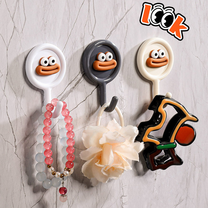 莱岩香肠嘴强力挂钩免打孔