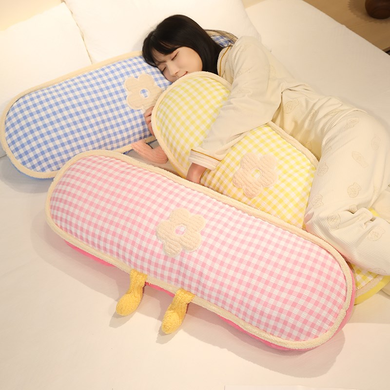 可爱床头长条抱枕女睡觉夹腿客厅沙发家用孕妇侧睡床上靠枕大靠背