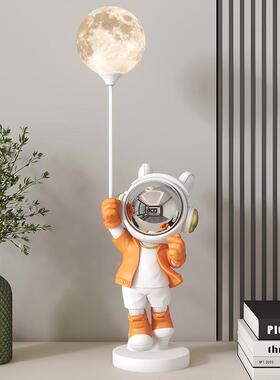 比心太空人饰宇航员桌面装乔品摆件小夜灯卧室客装SKD6176饰厅品