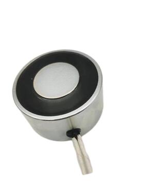 兰达固H8040圆形烘搬吸盘式电焙磁铁直流大CNC吸力机械运定电磁铁