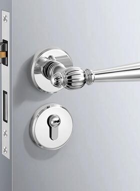 法卧式轻奢室门瓜南锁金锁CP18-266色复古室内磁吸静音锁房间门锁