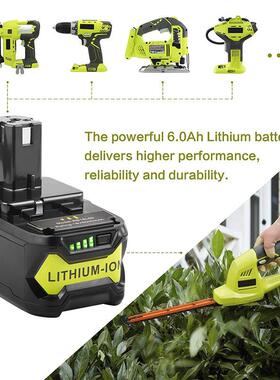 替代R优YOBI利比P1081/P07锂离子电池17098电V6AH电动工具储能池