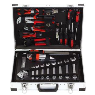 13汽9PCS筒铝套箱五金拉工具组合736家用车修理机械装配随车铝制