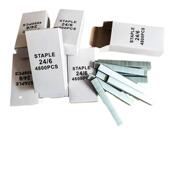 书钉订书针24 咨询订机标准统钉子 6通订型订书用针12号钉一装