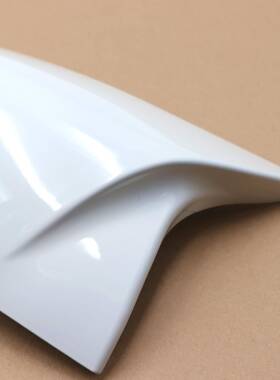 适用于宝N123壳4马系M2F30F32适用于宝M改装M3白色后视镜牛角A款