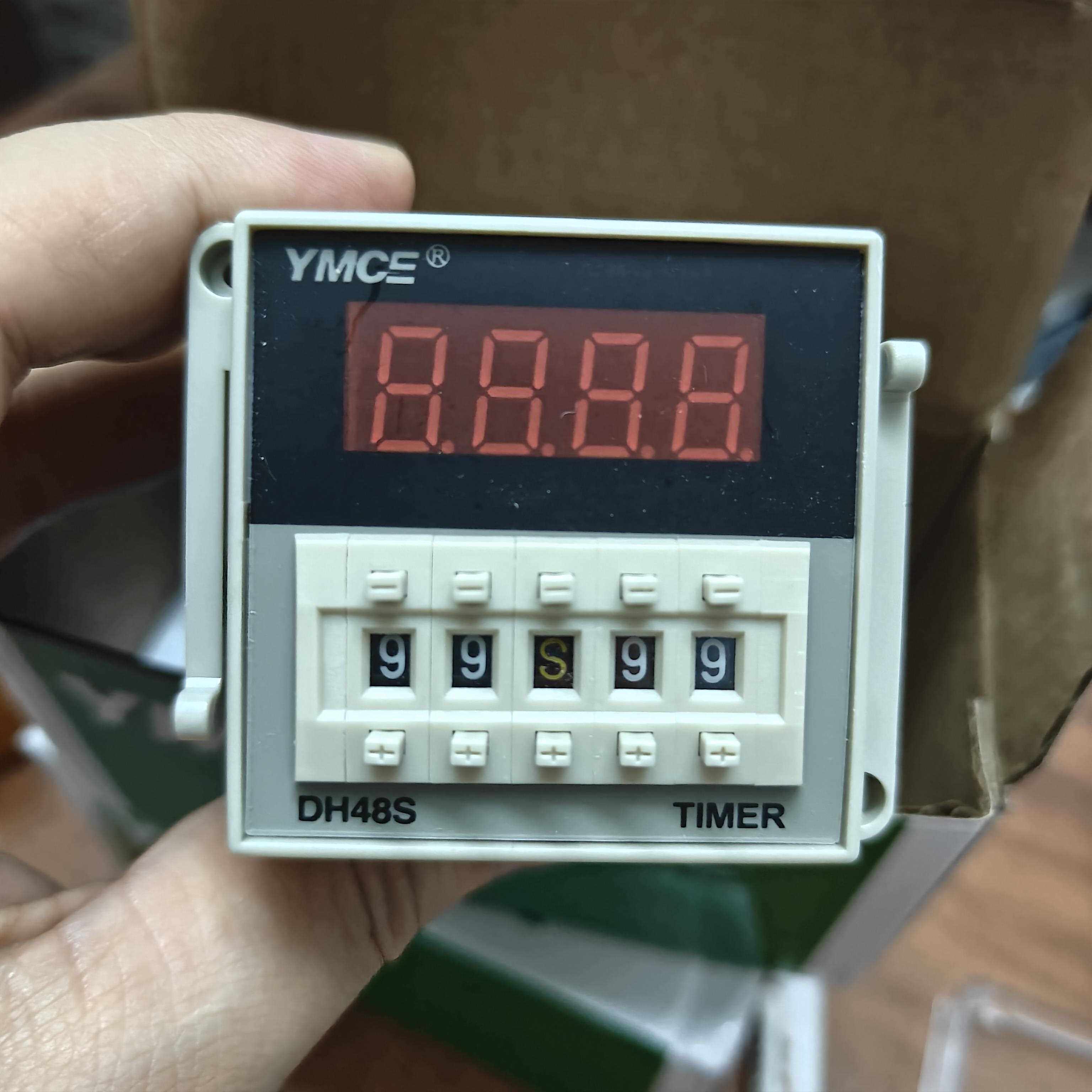 洋民YMCE 拨码型H5CN数显时间继电器DH48S-2Z 两开两闭带底座