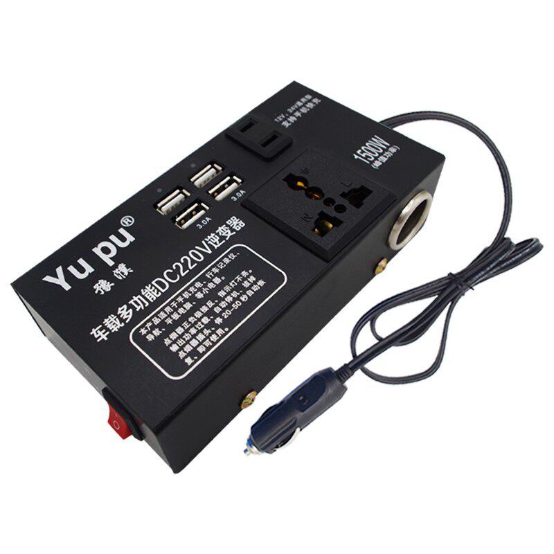 车载逆变变大转2v24v伏1变220v转换噐充电器货车通用插座器功率