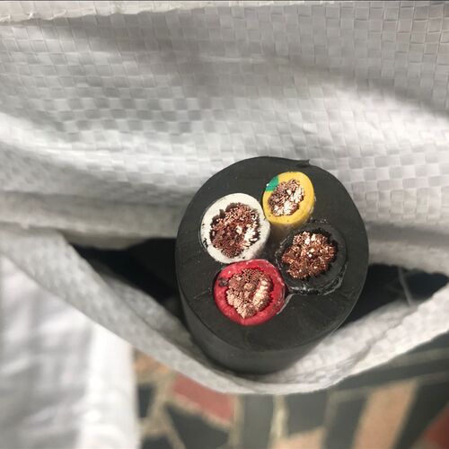 334线25软方铜线电缆线相*25+1铜芯线4芯25平方铜芯平线4*25电缆