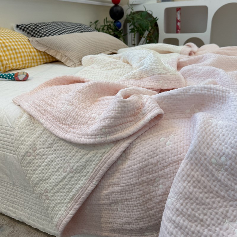 夏季凉感可机洗夏被单人毛巾被莱赛F尔天丝盖毯夏凉被薄被子空调