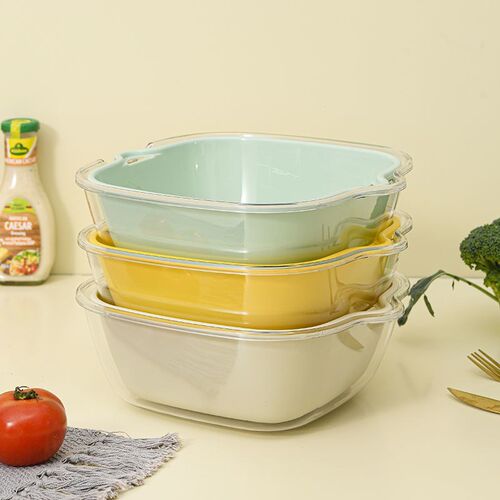 厨层洗菜盆沥水篮双房客厅家用水果盘水槽淘米洗大篮子食品级菜号