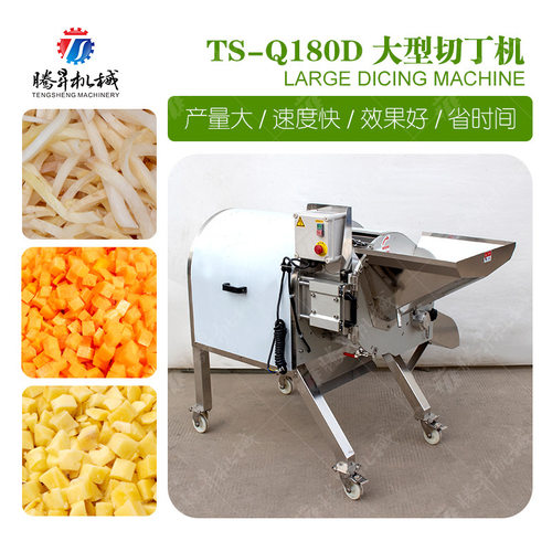 果蔬大型切丁机TS-Q180D 中央厨房食品作业设备 切丁机 腾昇机械