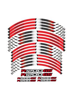 适用于宝马B106WS010M0RR摩托车反光毂轮贴