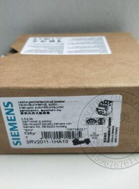 全新原装断路器3RV2011-1HA10 电流范围 5.5-8A 3RV20111HA10