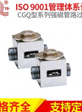 CGQ型系列强磁管路过滤器 油除杂质过滤器 管道叠片式过滤器