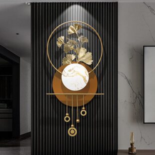 入户玄关过道墙上壁饰客厅电视背景墙面装饰品木格栅金属挂件墙饰