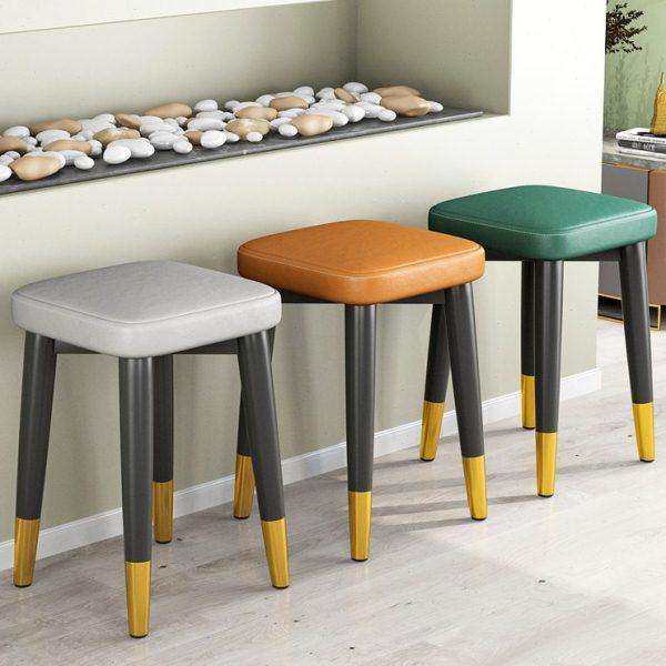 凳子家用小方凳矮凳餐桌北欧餐凳客厅可叠摞网红板凳大人软包凳子,住宅家具,矮凳,淘宝优惠券,粉丝福利购,淘宝优惠卷