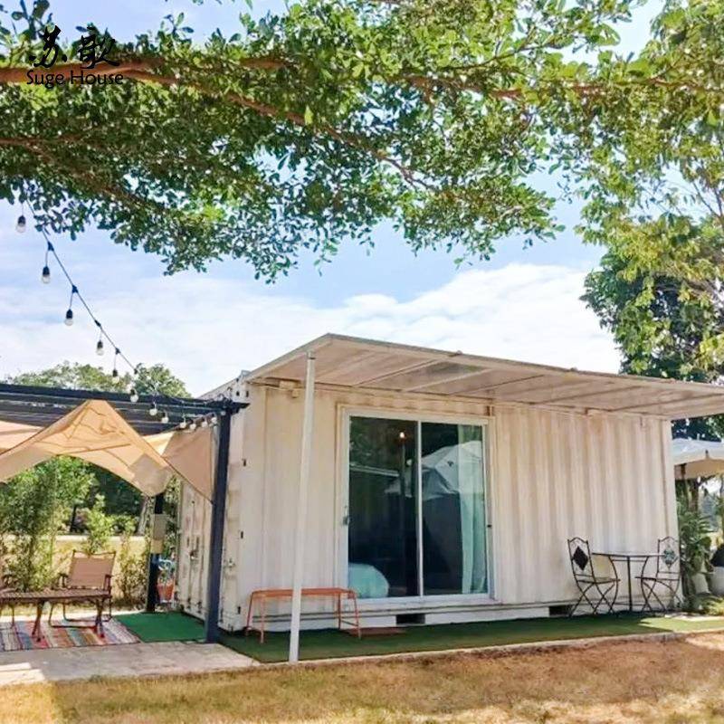 全新按需求设计景区露营独栋钢结构民宿酒店设计施工模块化阳光房