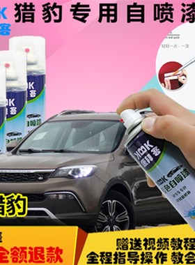 猎豹cs10cs9汽车补漆笔迪拜金划痕修复白色自喷漆油漆笔修补黑色