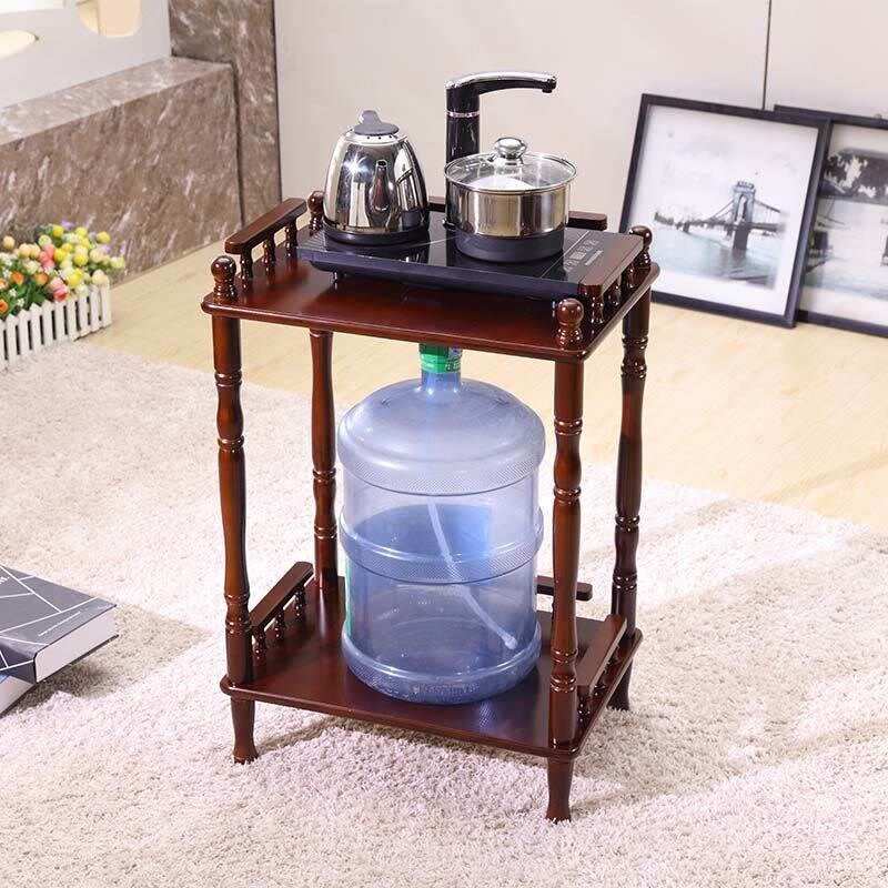 茶楼茶水架茶车移动功夫小茶几带轮沙发边几麻将桌边角几棋牌室