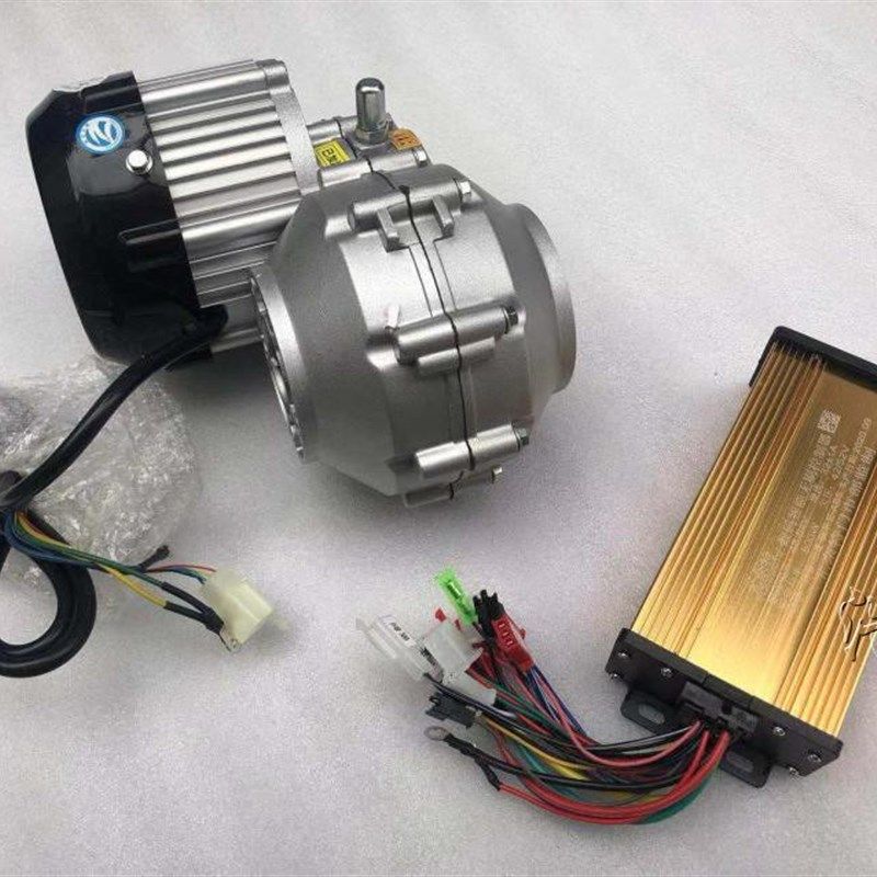 自制四轮电动沙滩车卡丁车配件 轴传动差速电机 牙包总成 控制器