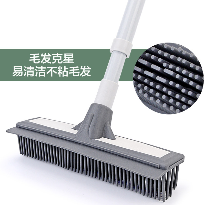 出口优品软胶长柄卫生间地板刷浴室瓷砖缝隙地面刮水软毛清洗刷子