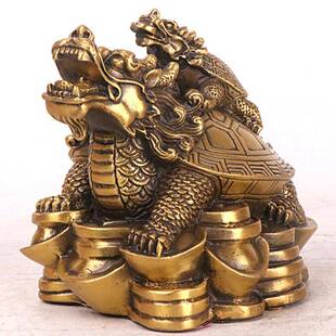 龙金杨铜记铜龙龟龙摆件厂家钱龟创意0117礼品母子八卦龟