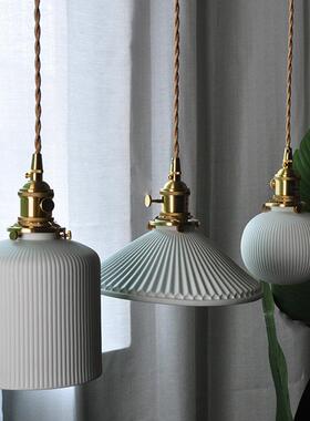 热卖客创意北欧室餐厅吧台头NT-D-BL0灯厅卧民宿日式现床代黄铜陶