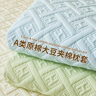 大豆纤维夹棉枕套一对装 48cmx74cm学生宿舍枕头套家用枕芯内胆套2