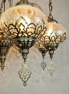 豪奥斯曼饰土耳其复灯古异域民宿CO8M01L华咖啡厅特色餐厅镂空雕