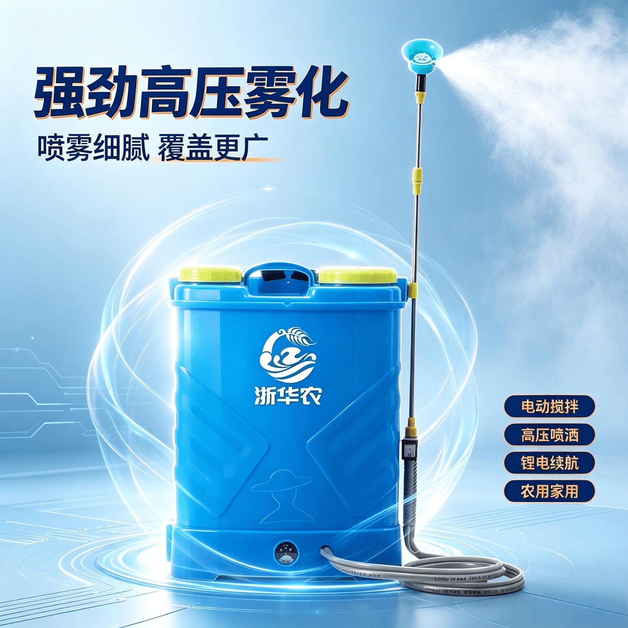 农用电动搅拌喷雾器高压