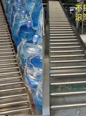 卸货滑梯车下输送OJC搬运镀滚筒线货柜货无动力随卸锌货